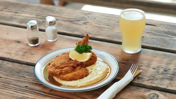 A pub schnitzel that sets a national standard at The Unicorn.