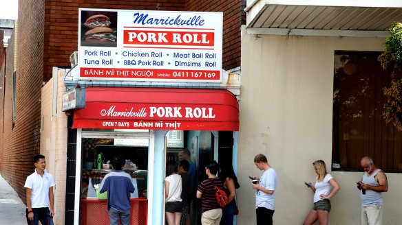 Marrickville Pork Roll: worth lining up for. 