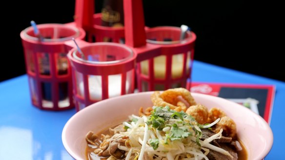 Thai beef boat noodles at Soi 38.