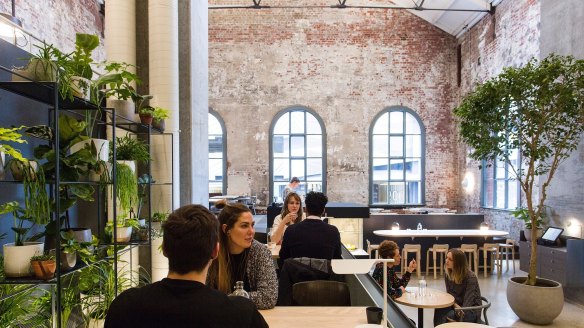 The interior of Higher Ground cafe in the CBD.