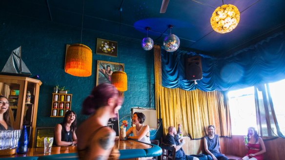 Colourful dive bar the Shady Lady in Fitzroy.