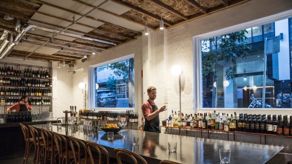 Poly is a new subterranean walk-in wine bar in Surry Hills Paramount House Hotel complex.