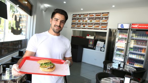 Aria Persian Fast Food's Mohammed Isaq in North Parramatta.