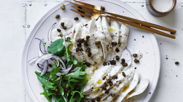 Chicken tonnato salad.