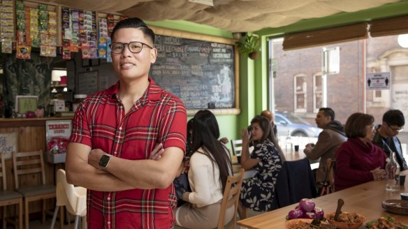 Restaurateur Will Mahusay from Sydney Cebu Lechon in Enmore.