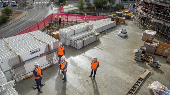Work is progressing on the new Calvary Private Hospital.