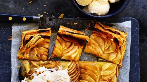 Five ingredient apple tart.