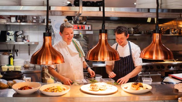 English-born chef Naomi Lowry.