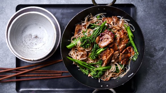 Quick Vietnamese caramel pork stir-fry.