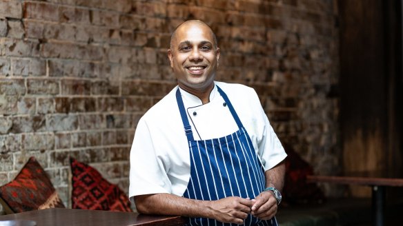 Executive chef Chamara Pathirange trained under David Britton.