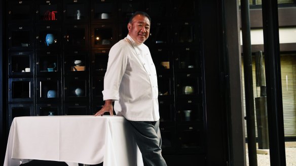 Chef Tetsuya Wakuda at his Kent Street restaurant.