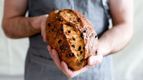 Orange and raisin loaf at Three Mills Bakery, Canberra.