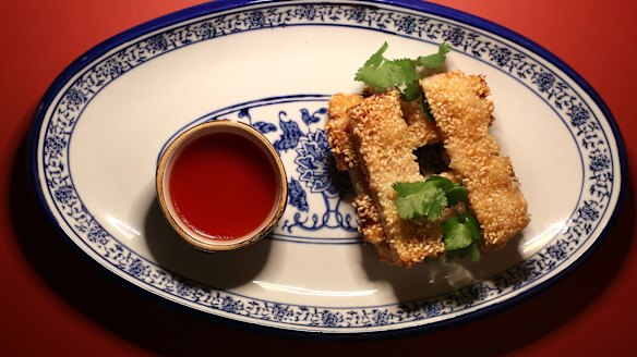 Revisit your childhood with old-fashioned prawn toast.