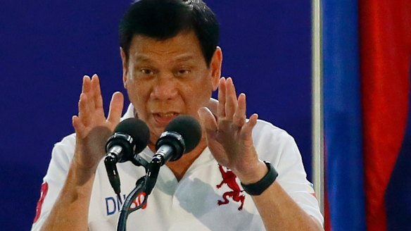 Philippine President Rodrigo Duterte.