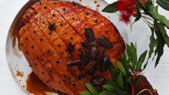 Keep leftover ham safe by wrapping in a cloth soaked in vinegared water.