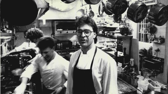 Golden Plate award winner Peter Doyle at his restaurant Le Trianon in 1987.