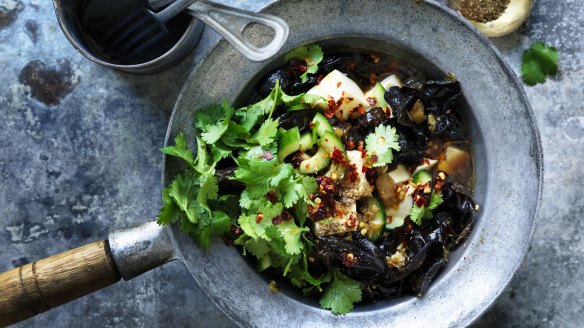 Photograph by William Meppem (GW, aug 27) Neil Perry recipe : Silken tofu stir fried with black vinegar and mustard greens William Meppem Ã¢ÂÂ Wed, 15. February 2017 11:30 AM1018824054.jpgPhotograph by William Meppem (GW, aug 27) Neil PerryÃÂ recipeÃÂ :ÃÂ SilkenÃÂ tofuÃÂ stirÃÂ friedÃÂ withÃÂ blackÃÂ vinegarÃÂ andÃÂ mustardÃÂ greens
GW160827