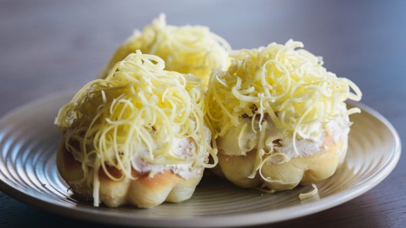 The ensaymada - soft buns with buttercream and cheese - which led to the start of the business.