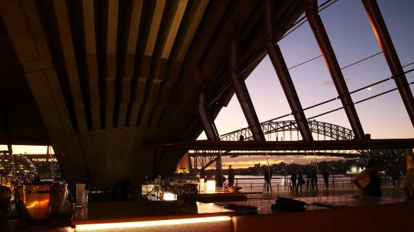 Bennelong bar at the Opera House.