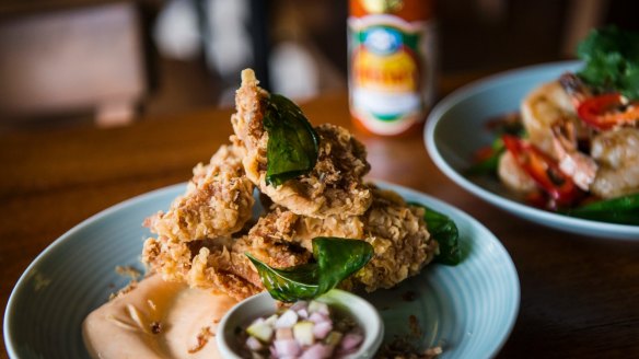 Hat-Yai fried chicken at Yuu Yen Thai restaurant in Glen Huntly.