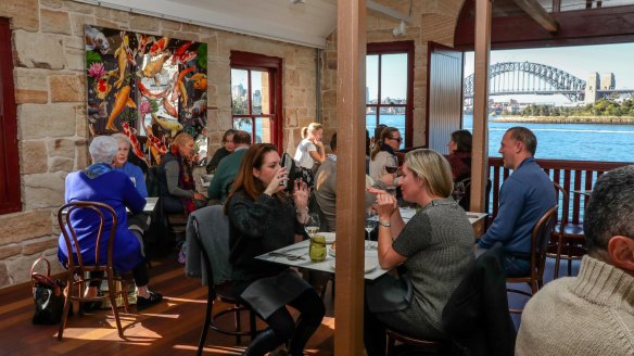 Sweet spot: the Balmain East venue boasts harbour views.