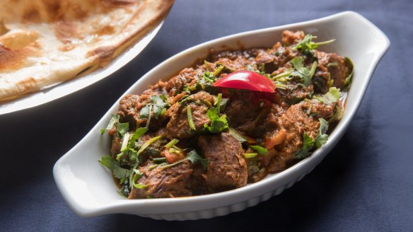 Go-to dish: Goat bhuna.