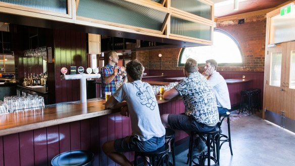 The public bar is perfect for sinking pots.