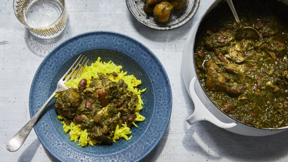 Khoresh-e ghormeh sabzi, is often called Iran's national dish.