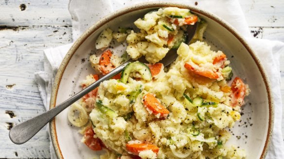Break out the masher for this Japanese-style potato salad.