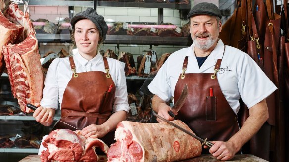Ashley and Gary McBean from Gary's Quality Meats in Melbourne, which supplies restaurants including Attica.