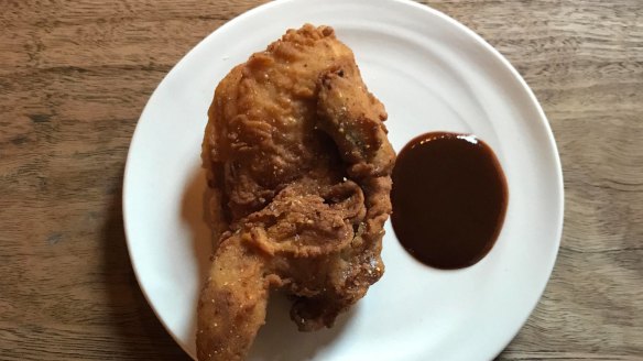 Fried quail 