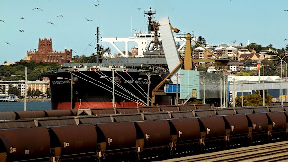 Death ship: The Sage Sagittarius is seen docked in Newcastle in September 2014 after the death of the second crewman.