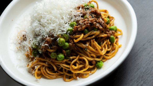 Go-to dish: Ground wagyu with thin egg noodles is like a Vietnamesed spag bol.