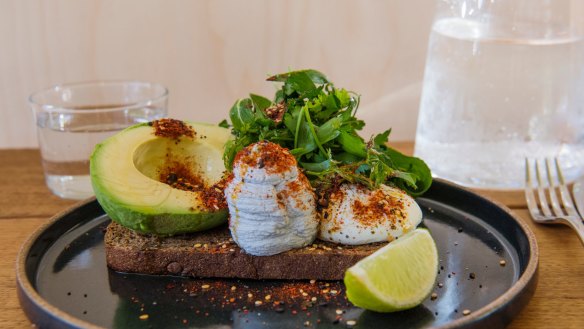 Avocado on toast at ONA Coffee in Marrickville.