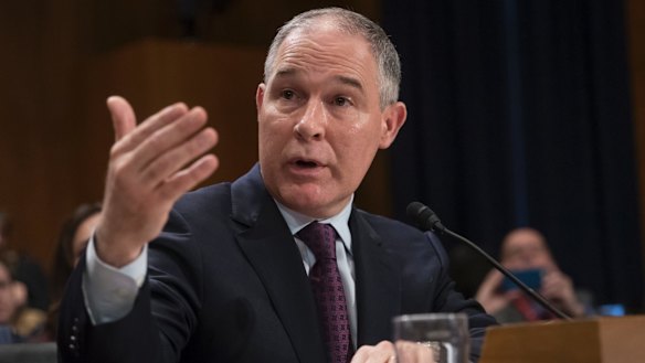 Environmental Protection Agency Administrator-designate, Oklahoma Attorney General Scott Pruitt.