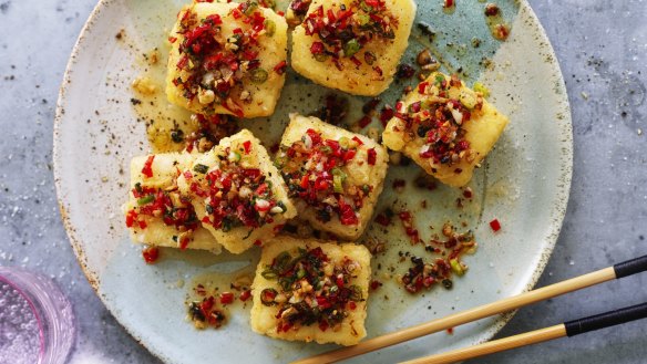 Salt and pepper tofu.