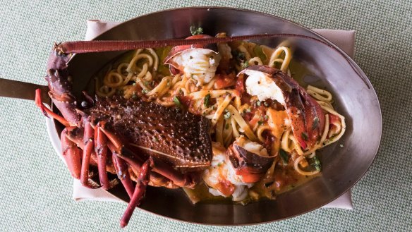 Go-to dish: House-made tagliolini with lobster.