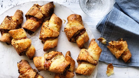 These ham, mustard and cheese pastries are tastier (and easier) than croissants.