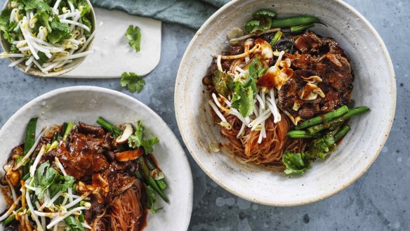 Korean-style beef stir-fry.