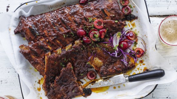 Smoky chipotle ribs.