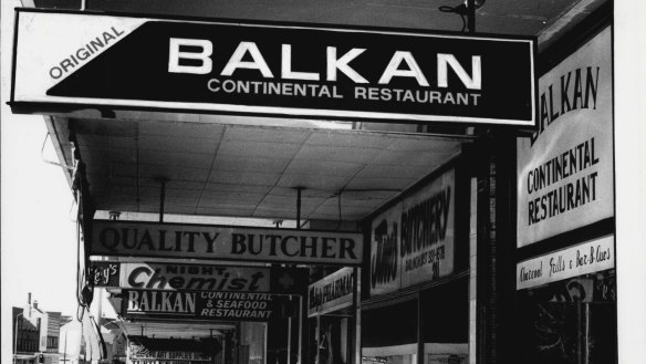 Croatian specialist: The pioneering Balkan restaurants at Taylor Square in 1985.