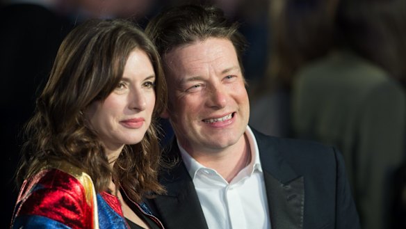 Jamie Oliver and his wife, Jools, in London last year.
