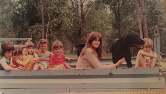 Michael Coulter (first from right) and friends in 1979. 