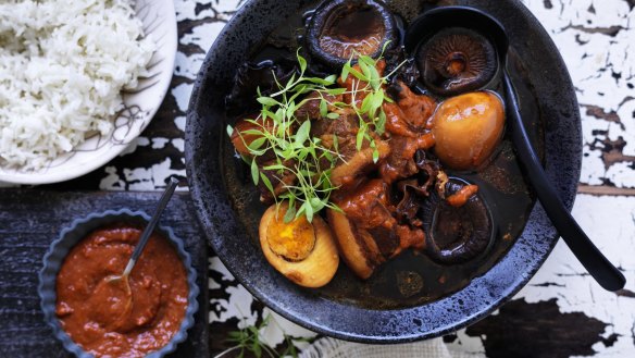 Classic: Hokkien black pork and eggs.
