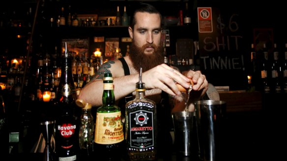 Ramblin' Rascal Tavern bartender Charlie Lehmann believes old-fashioned two-drinks-in romance is alive and well.