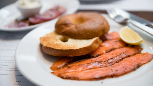 Go-to dish: Salmon pastrami and bagel.