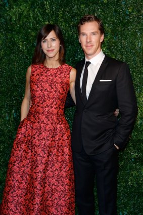Preparing to tie the knot: Actor Benedict Cumberbatch and theatre director Sophie Hunter.