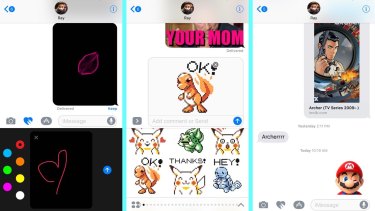 With Ios 10 Stickers Apple Has Turned Its Messaging App Into A