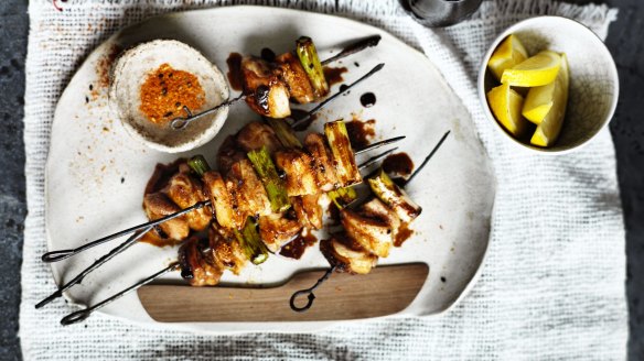 Neil Perry recipe - BBQÃÂ YakitoriÃÂ Chicken Photograph by William Meppem