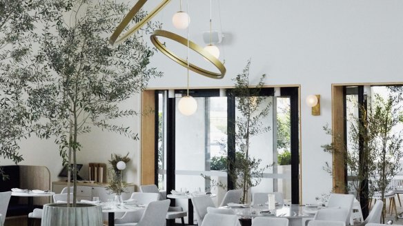 The white and bright interior of Peca in Gregory Hills.